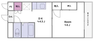 メゾンハーミティジ【2階】の間取り