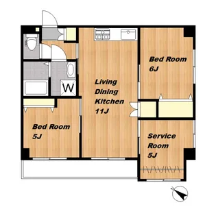 ステラテン【4階】の間取り