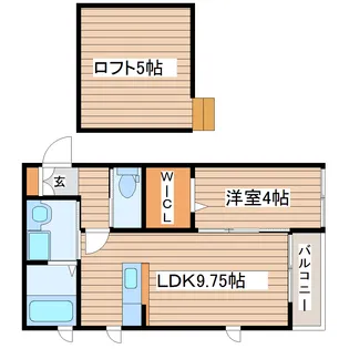 ブランニュー南小泉II【2階】の間取り