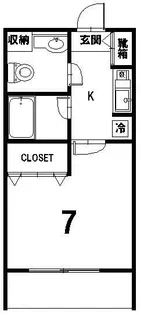 グリーンヒルズ【2階】の間取り
