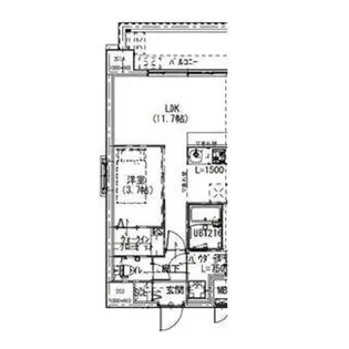 Alivis浪速東SoL TERRACE【7階】の間取り