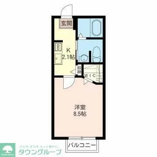 グランシャリオ【2階】の間取り