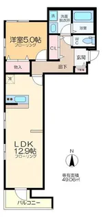 カーサ フェリーチェ【2階】の間取り