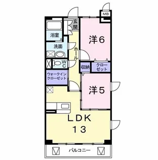 グラン アビタシオン【4階】の間取り