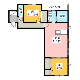 シェールポン【2階】の間取り