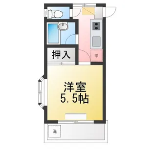 東ハイツ【2階】の間取り