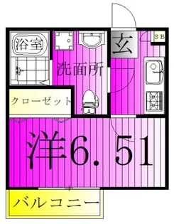 MQuarto柏II【2階】の間取り