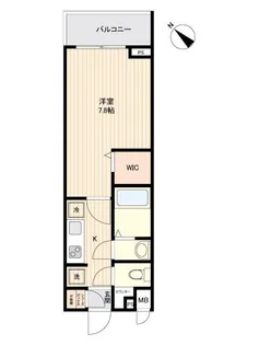 ウィルテラス用賀【5階】の間取り