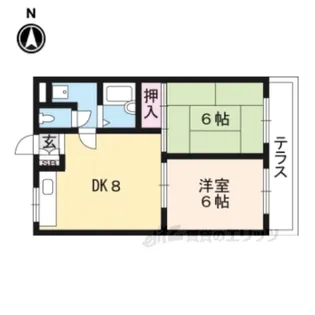 ルアージュA棟【2階】の間取り