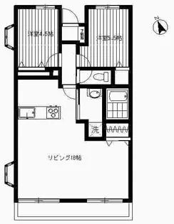 ポローニア指扇【3階】の間取り
