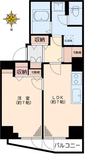 パークハイム文京春日【6階】の間取り