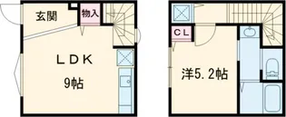 MOK-TERRACE-HOUYAの間取り