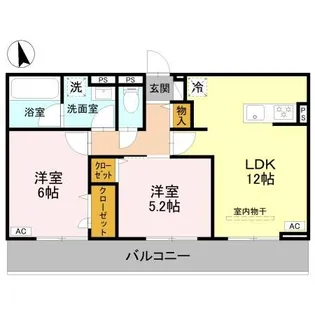 charme【2階】の間取り