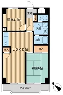 入間市駅前ビル【7階】の間取り