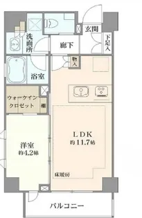 ルジェンテ荻窪【5階】の間取り