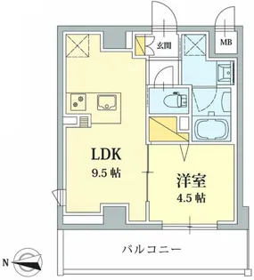Sha Maison 御幸町御池【9階】の間取り