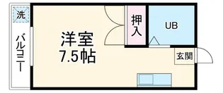 メゾン安田【2階】の間取り