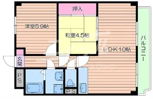 ヴィラ・サンテ【2階】の間取り