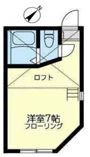 ユナイト星川パリセヴェイユ【1階】の間取り