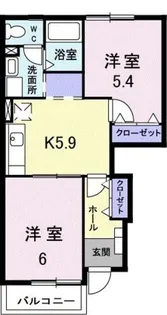 ア・ラ・モードB【1階】の間取り