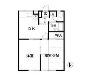 サンウッドI【2階】の間取り