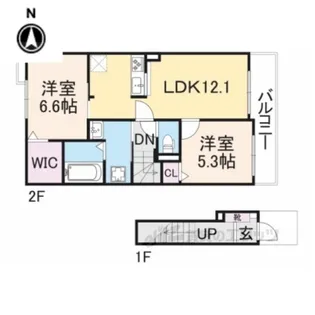 ベルオーブVI【2階】の間取り