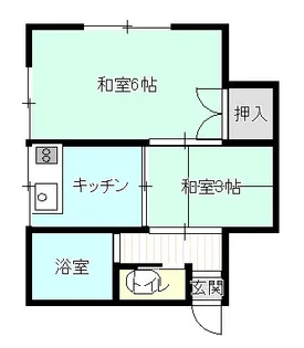 堀内荘【1階】の間取り