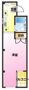 メゾンカタキリ【2階】の間取り