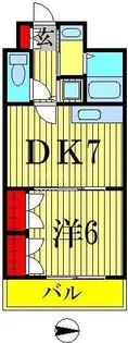 パークタウンI【9階】の間取り