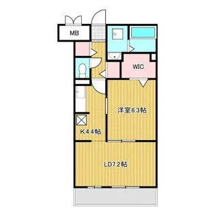 ブランヌーボー【3階】の間取り