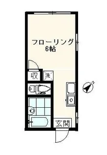 サウスヒルズK【1階】の間取り