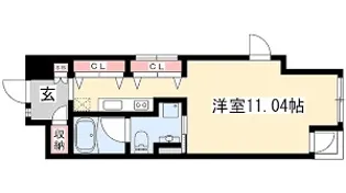 N.S.ZEAL泉【13階】の間取り