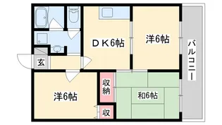 スマイル伊保I棟【1階】の間取り