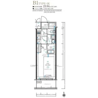 ディアレイシャス名古屋太閤通IV【6階】の間取り