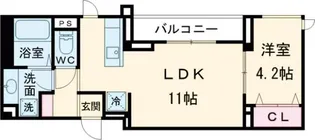 ディーズプラス篠崎【4階】の間取り