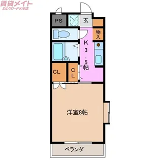 フジテック21 NO.3【2階】の間取り