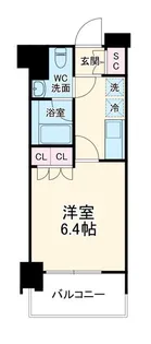 ブランシエスタ浦安【5階】の間取り