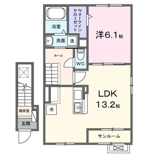 グラン・パティオI【2階】の間取り