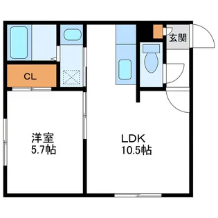 タウン20【3階】の間取り