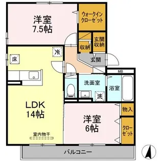 アエル湘南【3階】の間取り