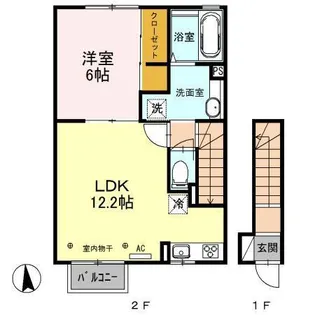 Frontier【2階】の間取り