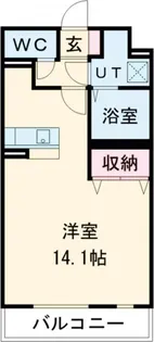 八幡山公園ザ・レジデンスA【1階】の間取り