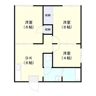 オリエビコーポF【2階】の間取り