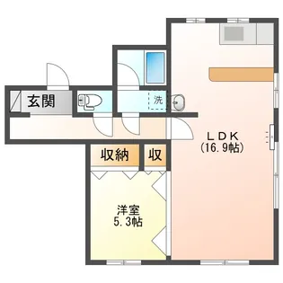 総合システムビル【2階】の間取り