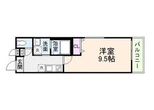 フジパレス杉本町サウス【1階】の間取り