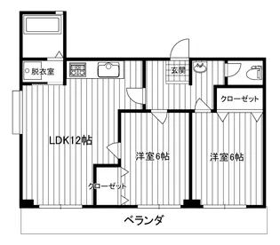 中村ビル【2階】の間取り