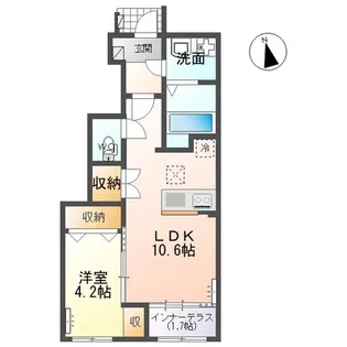 Las Colinas【1階】の間取り