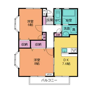 Seed Leaf M’s【2階】の間取り