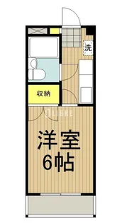 サンライト国立【2階】の間取り
