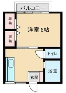 クオリティイン【2階】の間取り